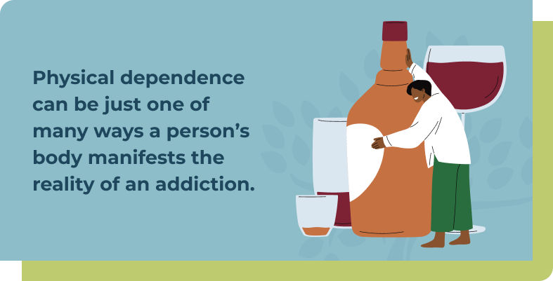 Addiction Vs Physical Dependance Graphic 1 Png